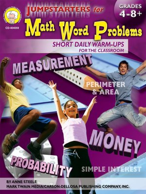cover image of Jumpstarters for Math Word Problems